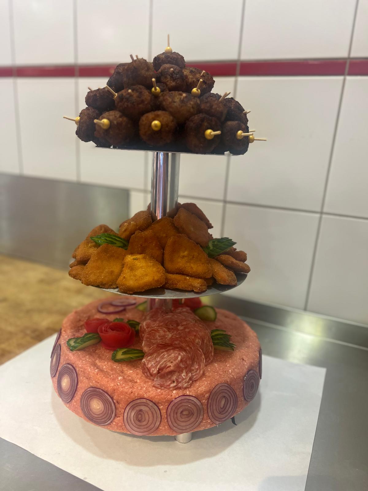 Metttorte der Metzgerei Sobolta